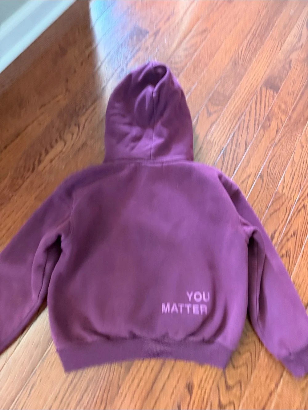 Comfrt Kids Cozy Plum Hoodie with Front Pocket-size medium 8/10